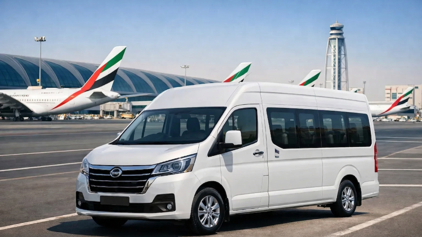 Airport Shuttle Van In Dubai