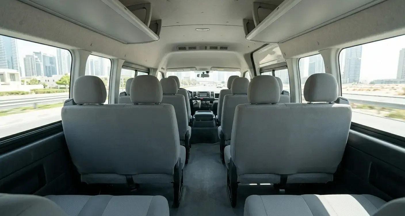 15 Seater Toyota Hiace Van Rental