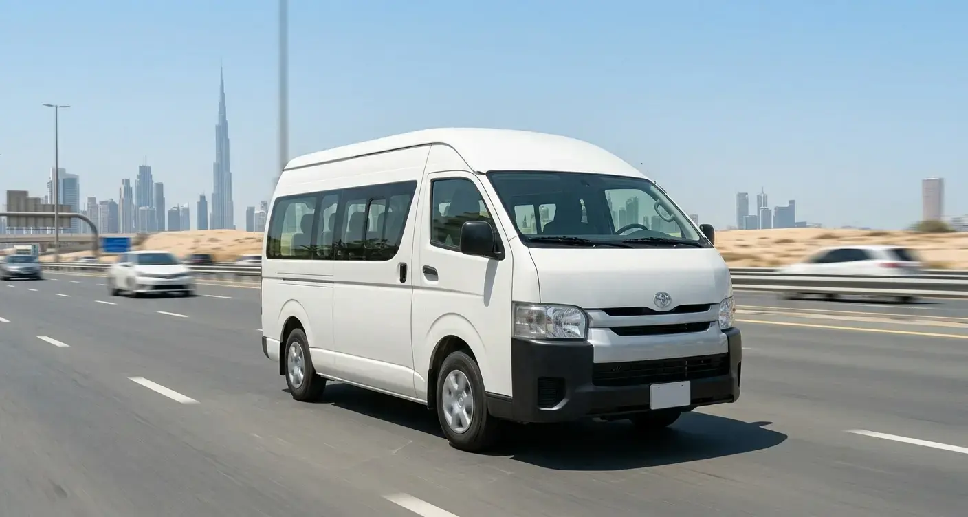 15 Seater Toyota Hiace Van Rental