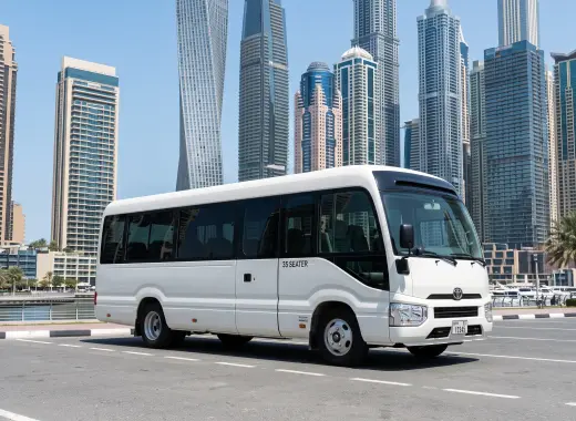 35 Seater Bus Rental in Abu Dhabi