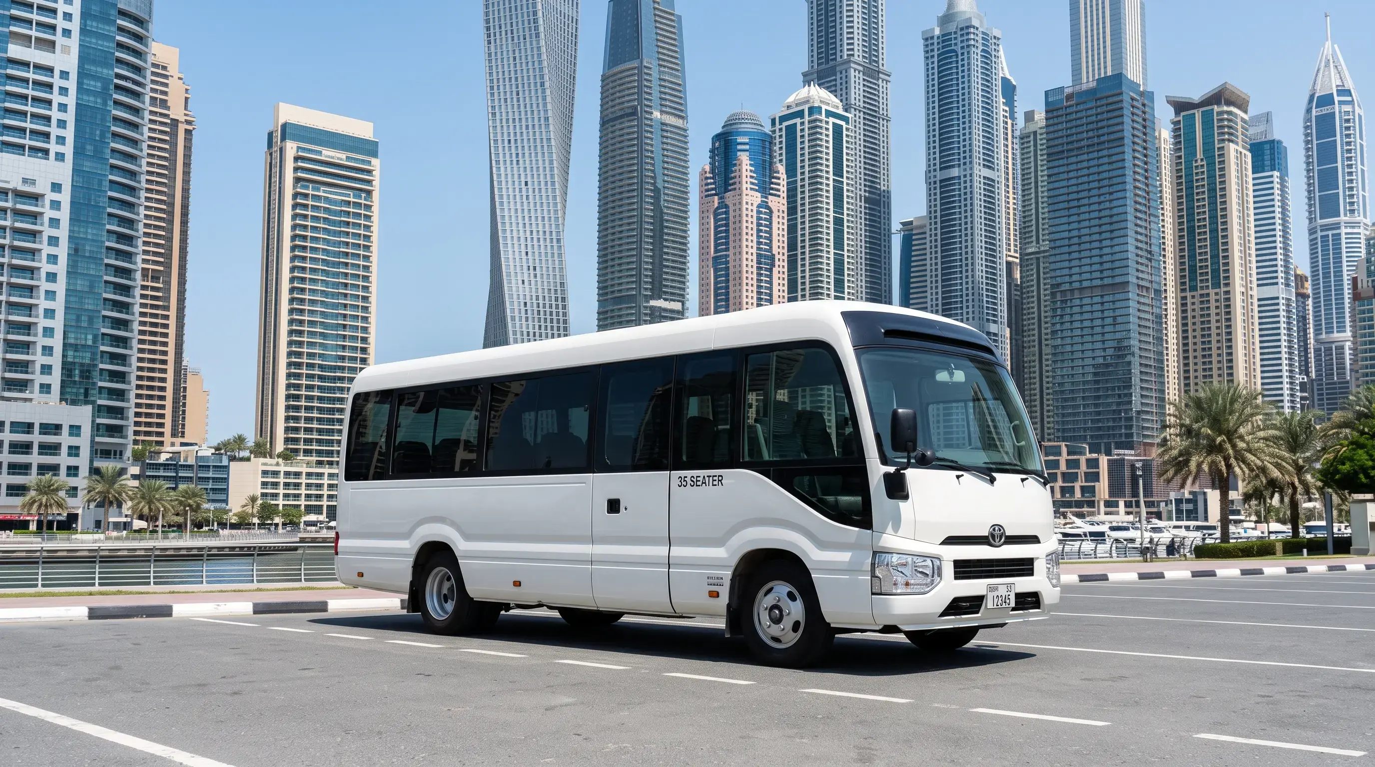 35 Seater Bus Rental in Dubai