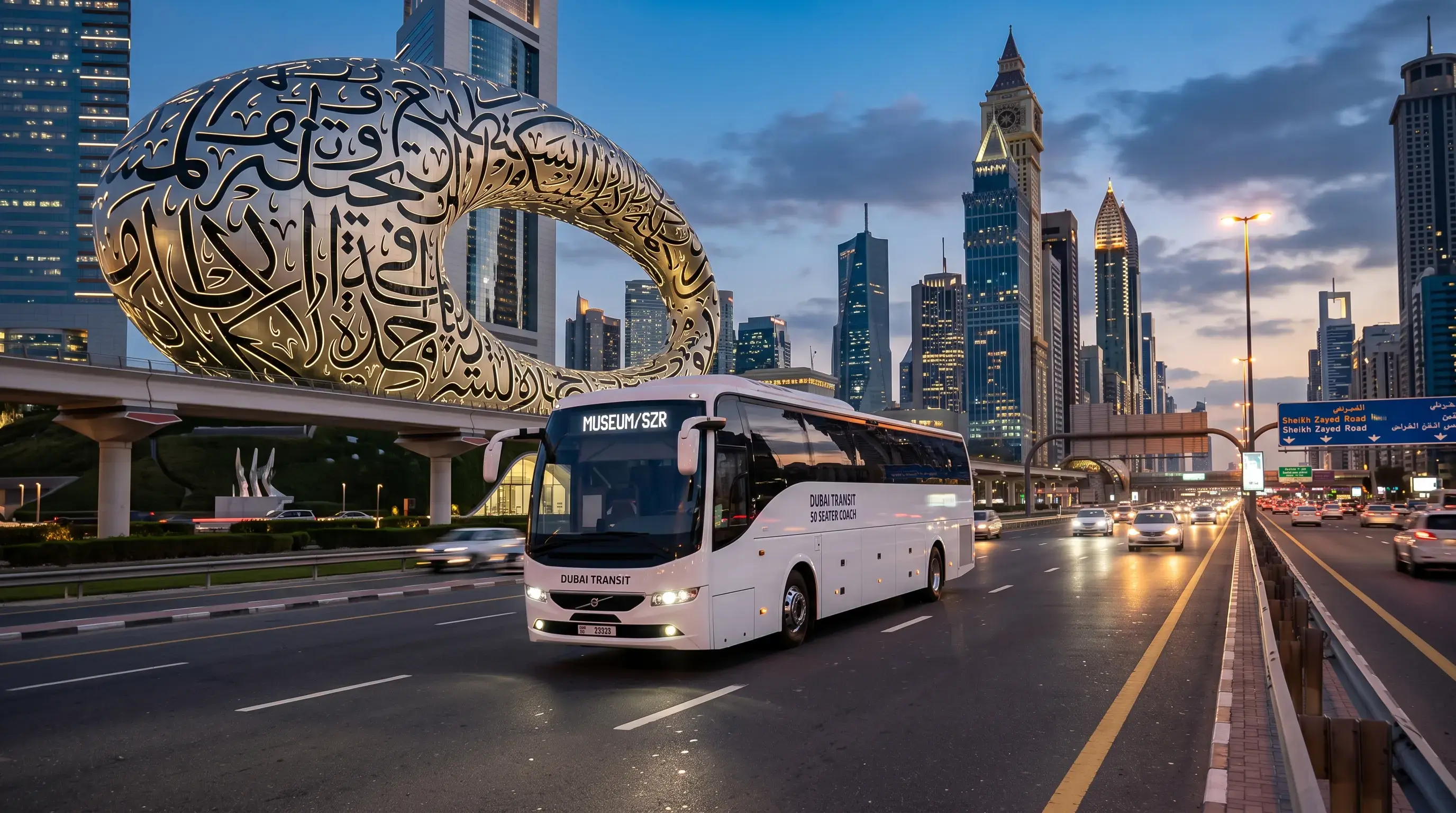50 Seater Bus Rental in Dubai