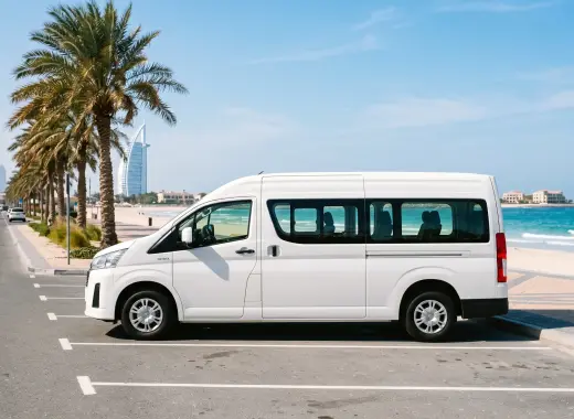 Rent 12 Seater Minivan in Abu Dhabi