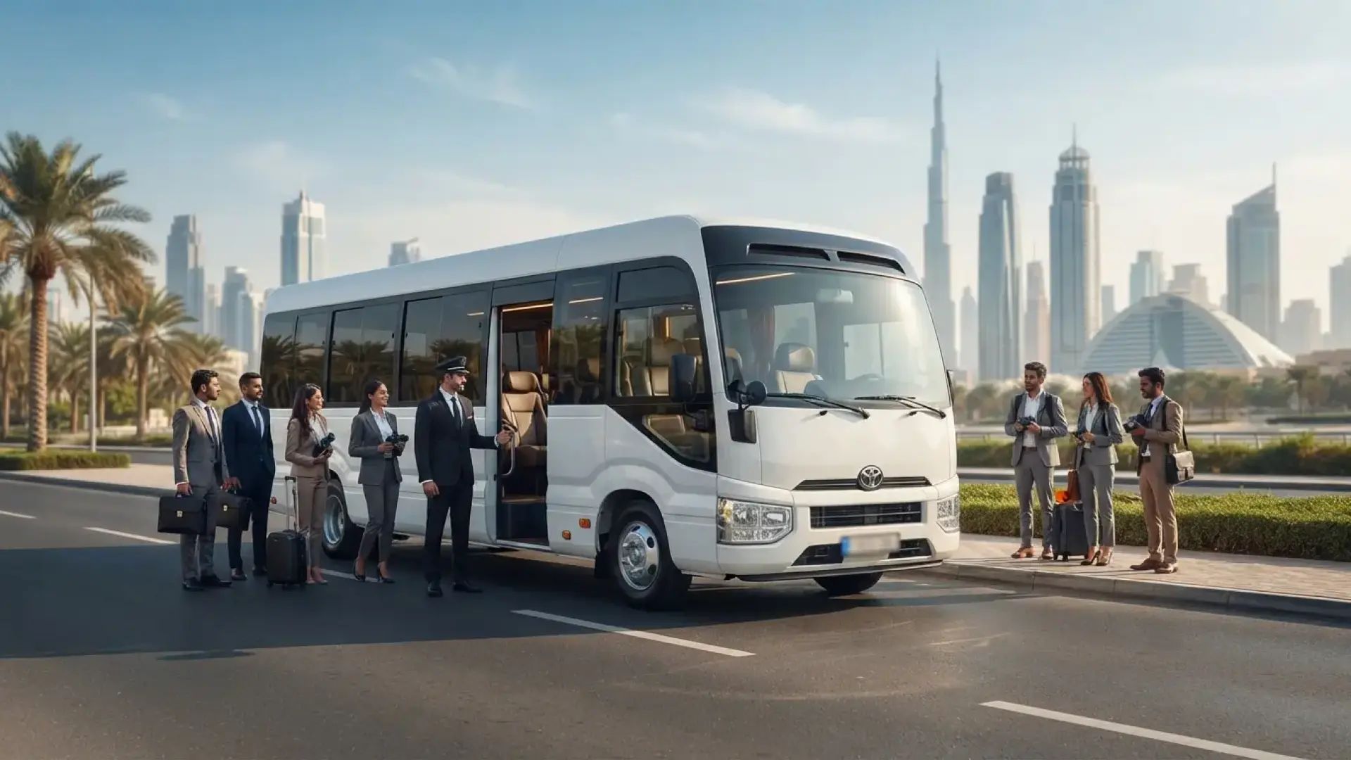 Coaster Bus Service in Dubai and UAE