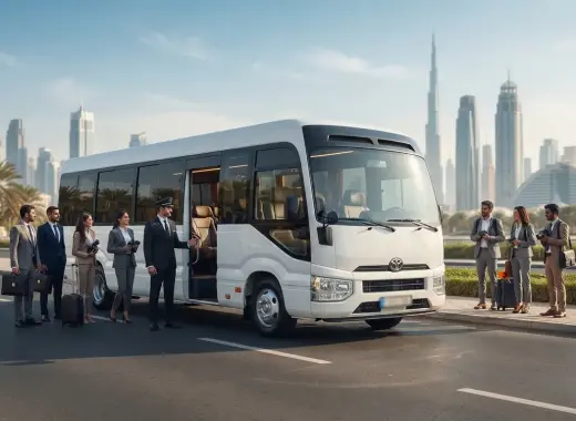 Coaster Bus Service in Dubai and UAE