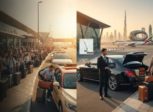 Airport Transfers Vs Taxis in Dubai