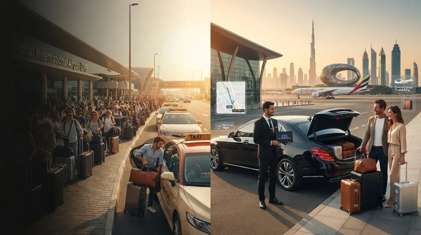 Airport Transfers Vs Taxis in Dubai