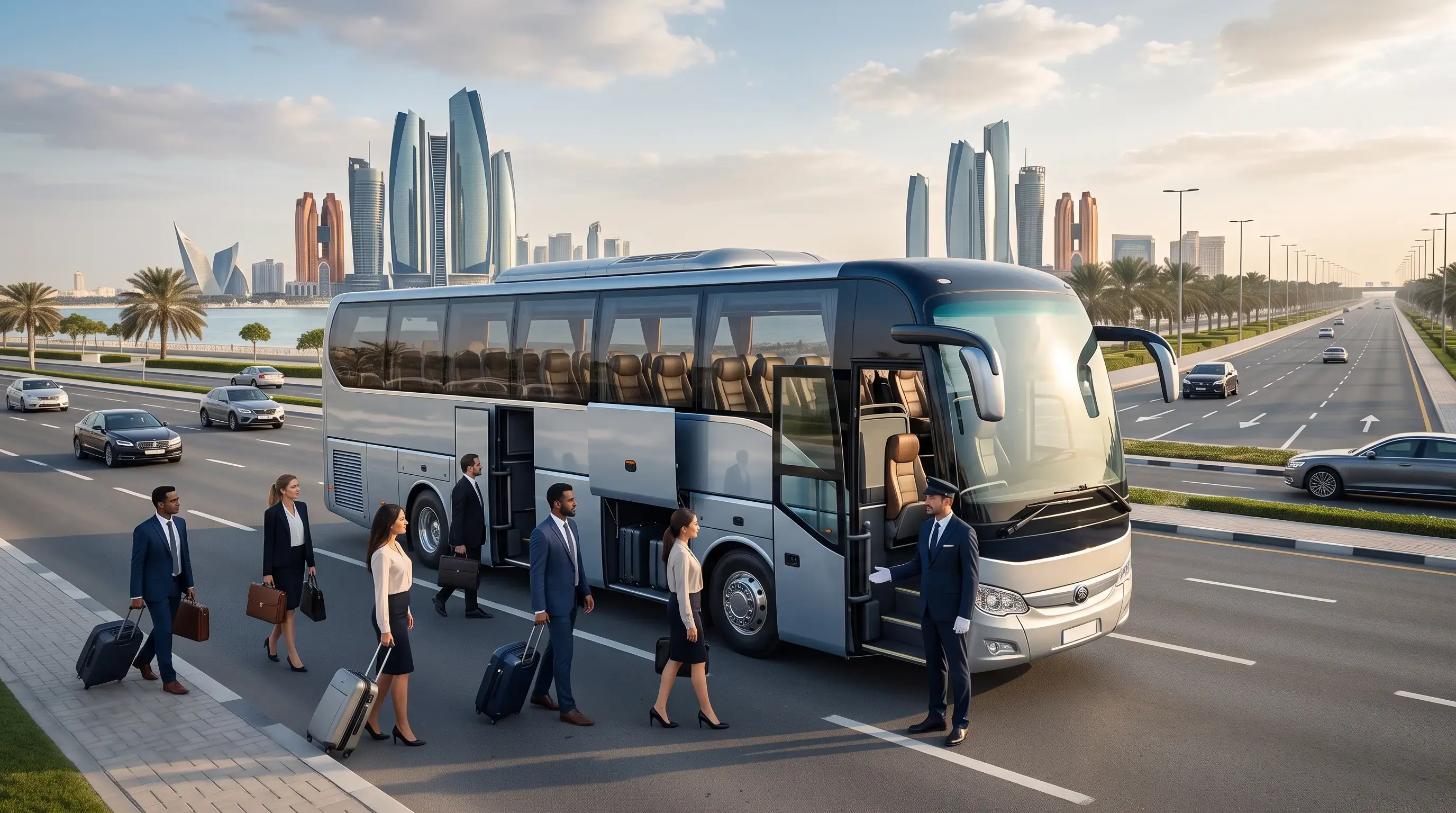 Bus Rental in Abu Dhabi