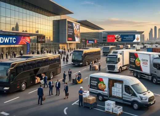 Gulfood in Dubai with Alkhan Transport