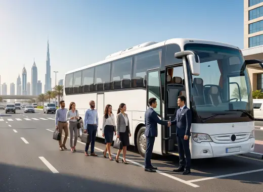 Low Priced Bus for Rent in Dubai and UAE