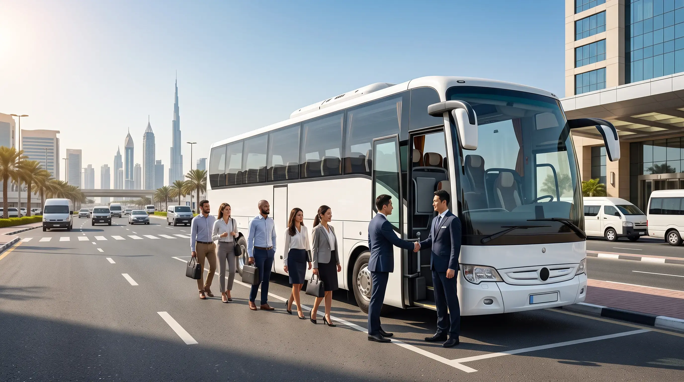 Low Priced Bus for Rent in Dubai and UAE