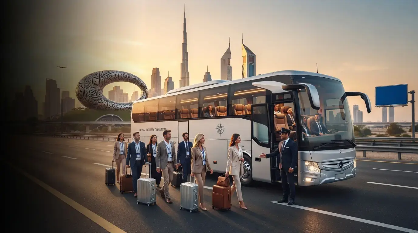 Private Charter Bus in Dubai and UAE
