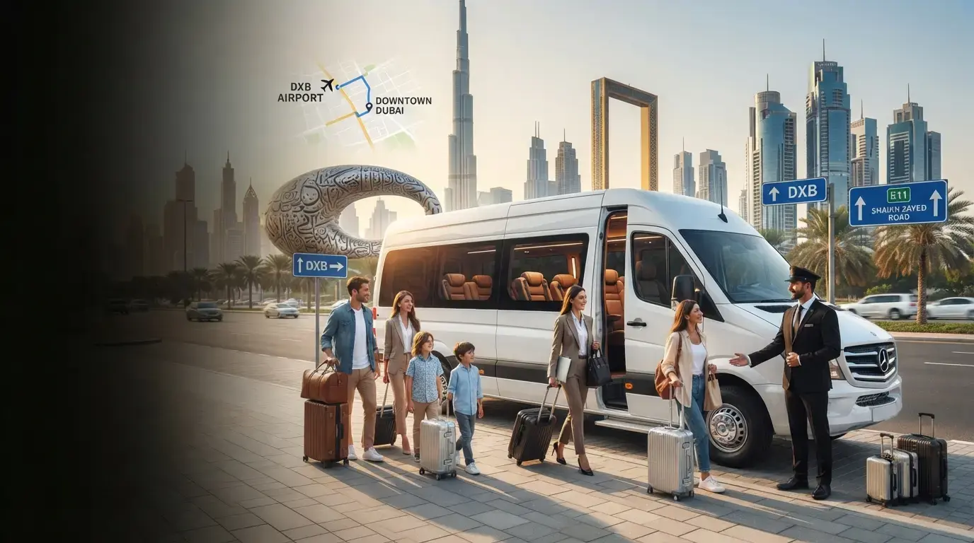 Rent 12 Seater Minivan in Dubai