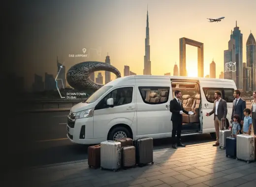 Rent Toyota HIACE with Driver in Dubai