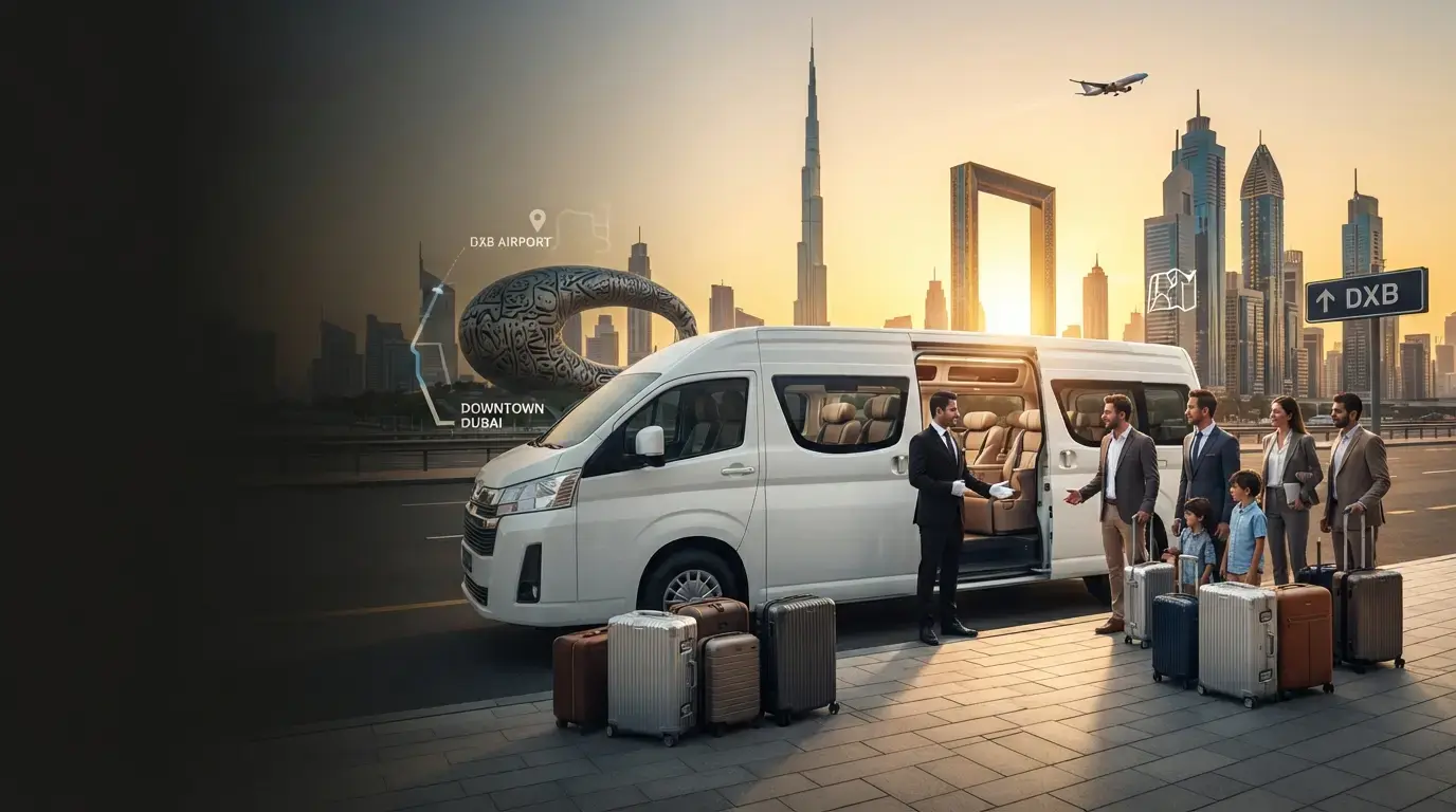 Rent Toyota HIACE with Driver in Dubai