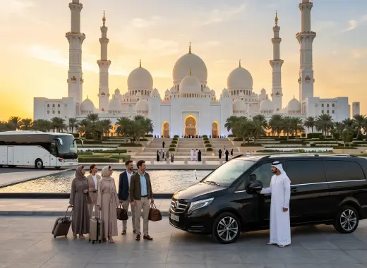 Sheikh Zayed Grand Mosque area Abu Dhabi