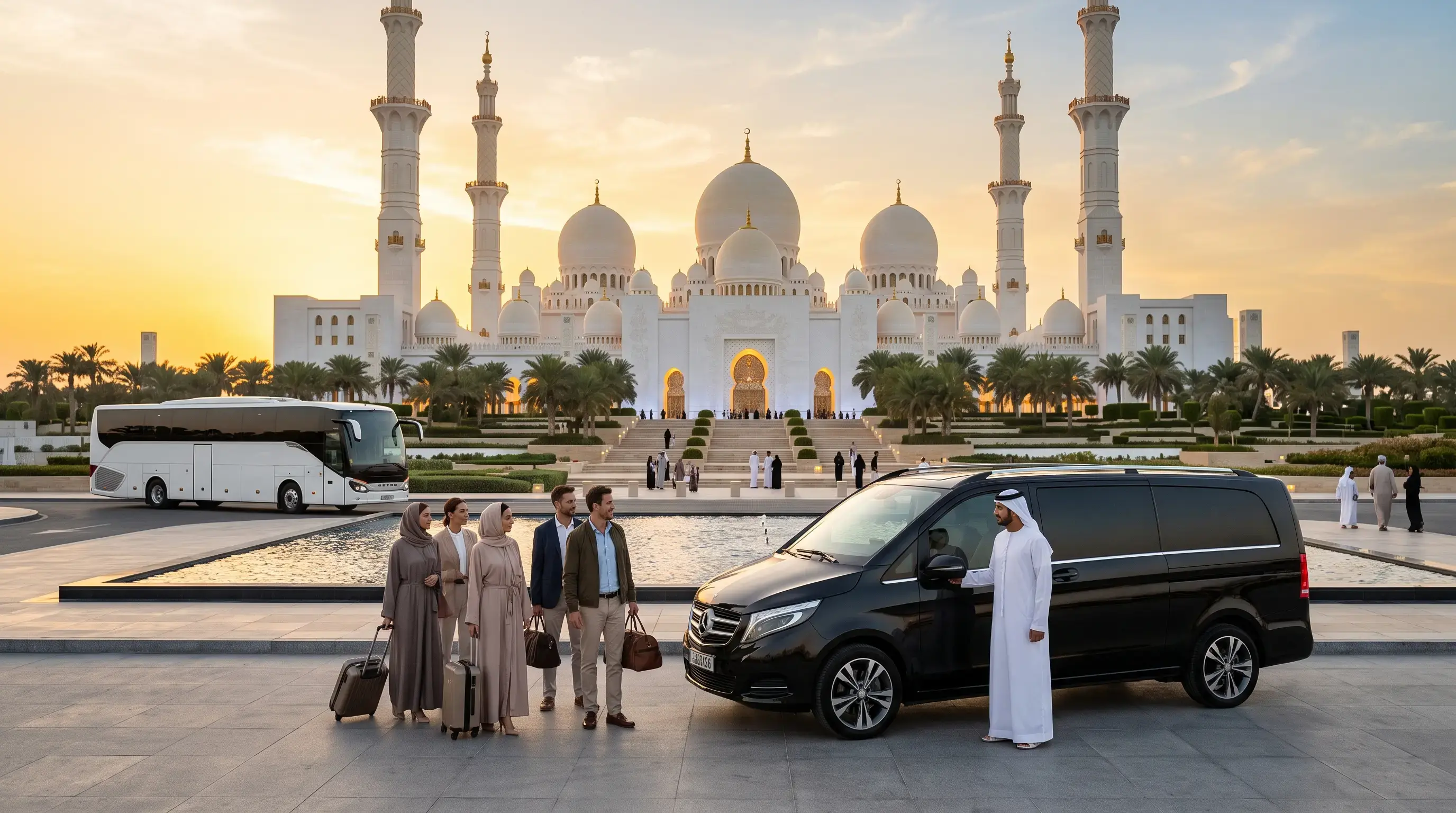 Sheikh Zayed Grand Mosque area Abu Dhabi