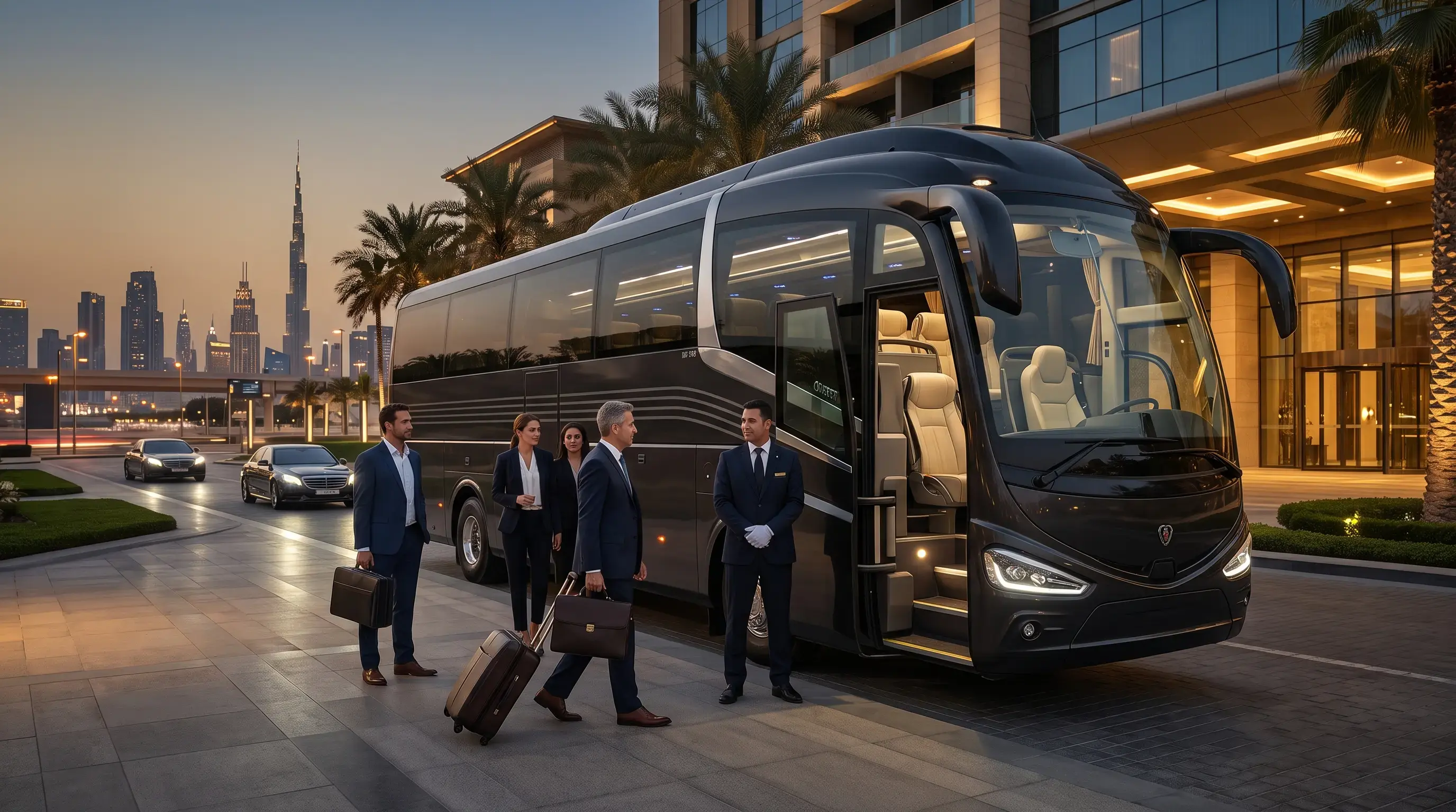 VIP Bus Rental In Dubai Travel