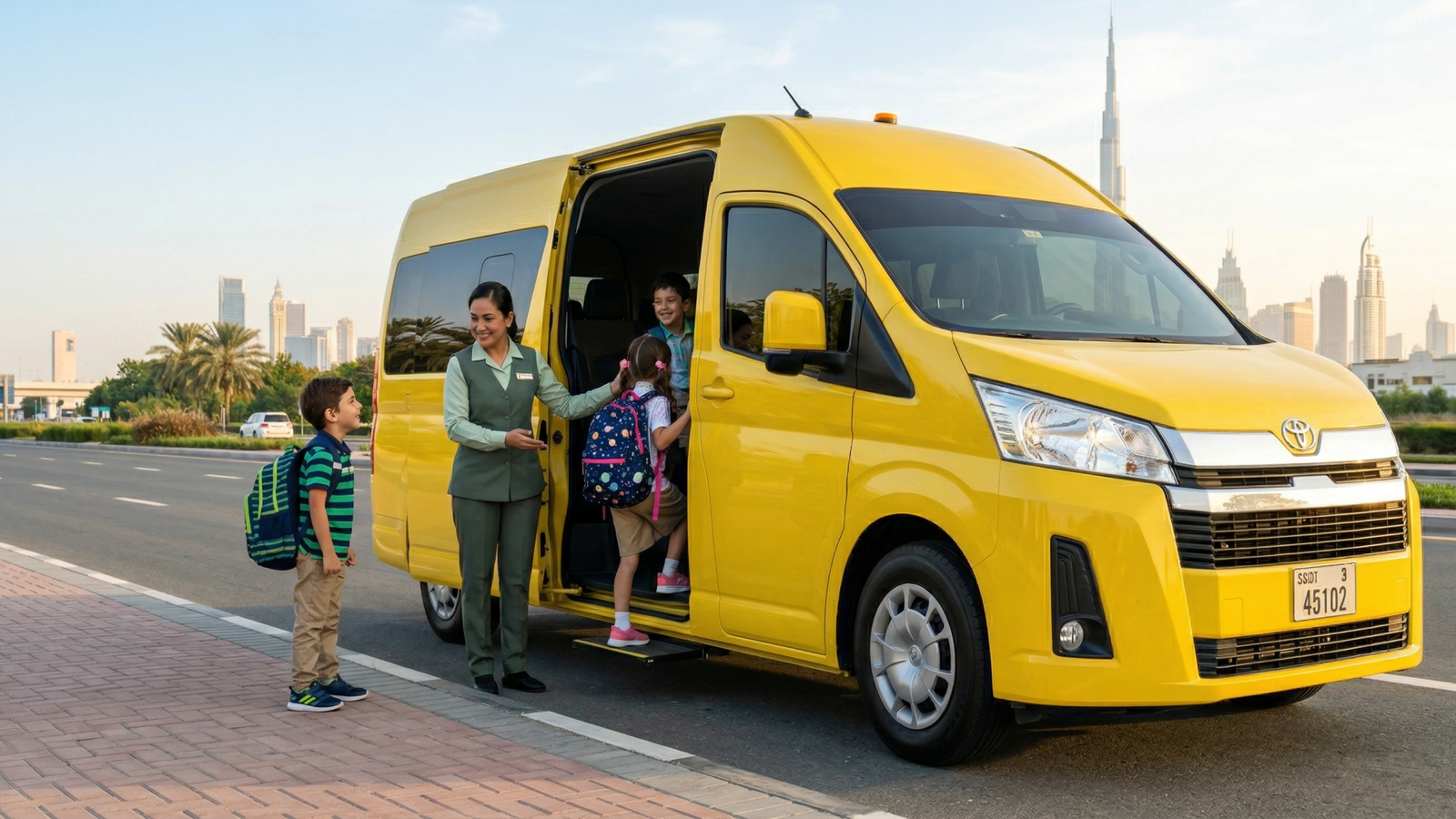 School Van In Dubai