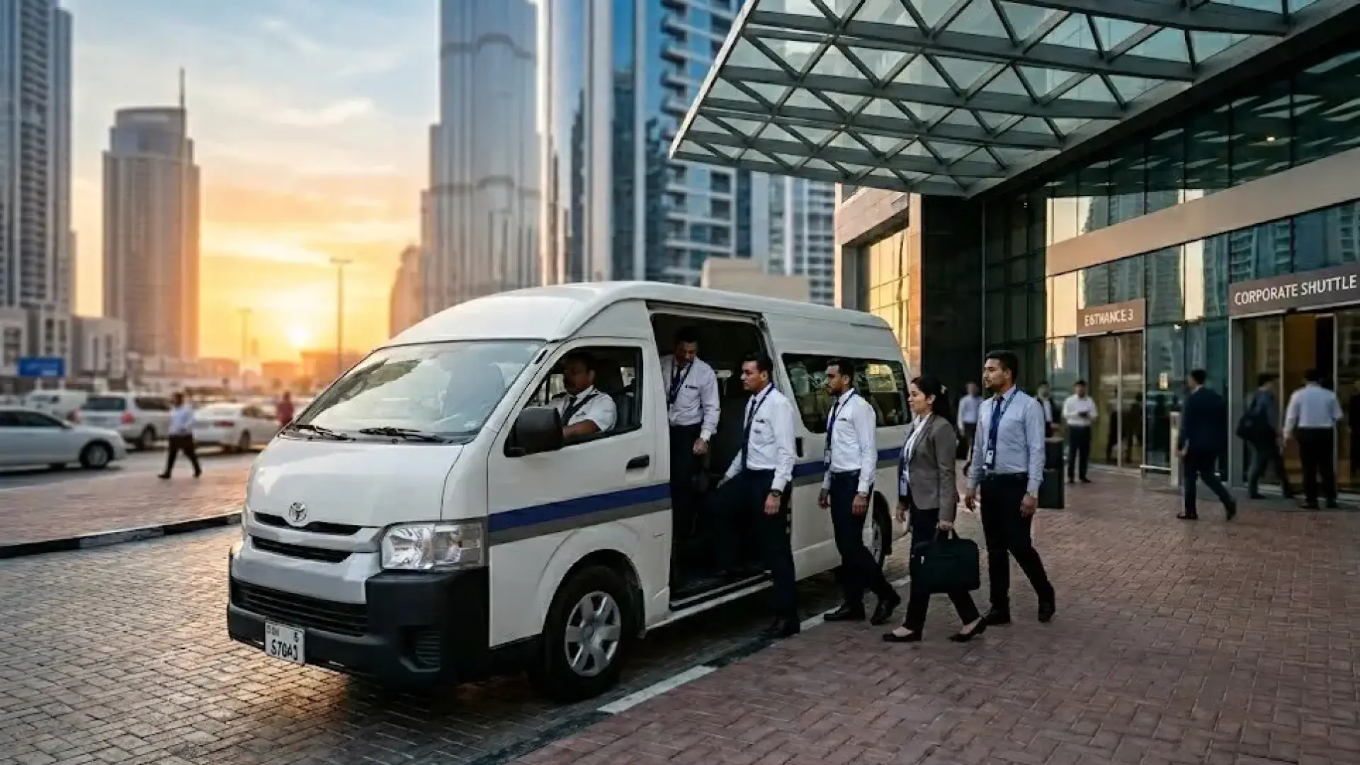 Staff Van In Dubai